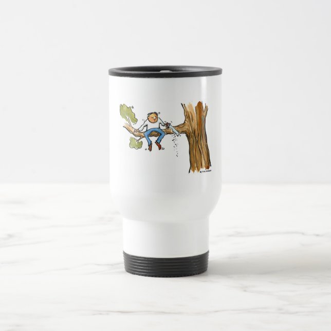 Tree surgeon travel mug (Center)