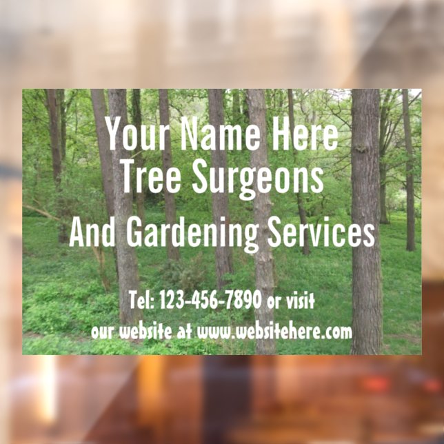 Tree Surgeons / Garden Services Customisable (Sheet 2)