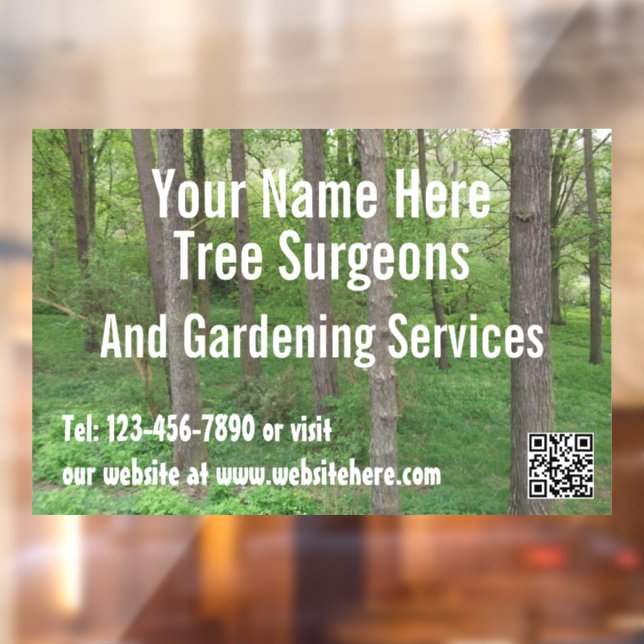 Tree Surgeons / Garden Services Customisable (Sheet 2)
