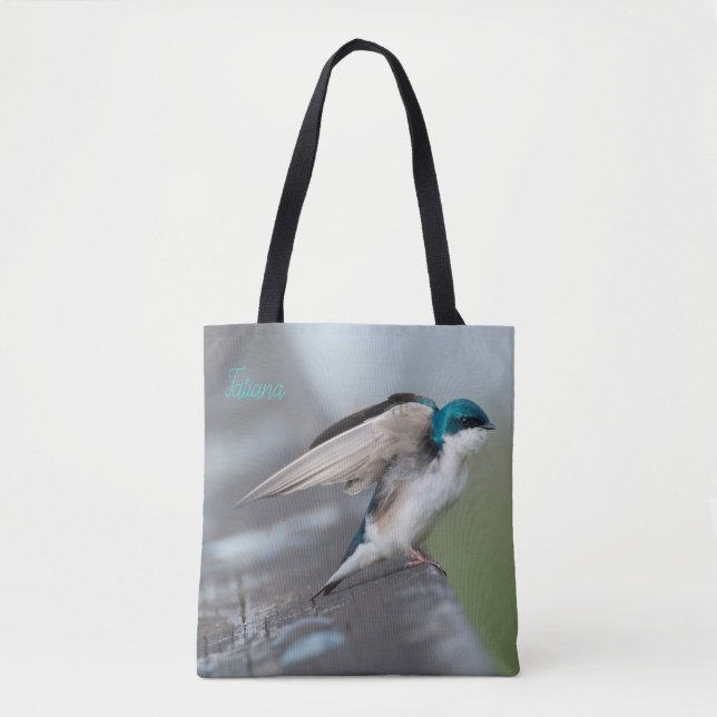 Tree Swallow Tote Bag (Front)