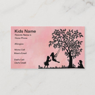 Tree Swing Calling Card