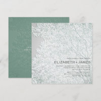 Tree Themed Unique Embossed-Like Wedding ©