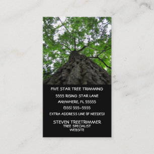 Tree Trimming Business Card