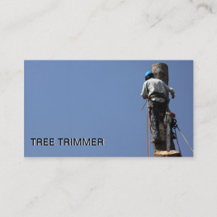 Tree Trimming/Landscaping Business Card Template