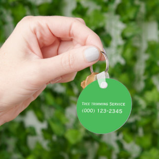  Tree trimming Service  editable Key Ring