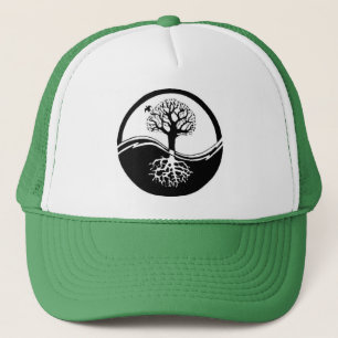 tree trucker hat