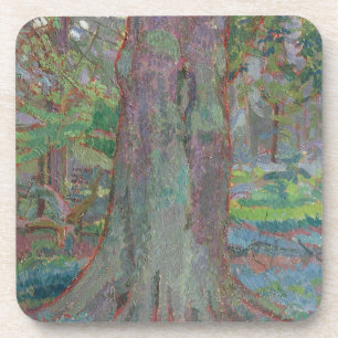 Tree Trunk, 1916 (oil on canvas) Coaster