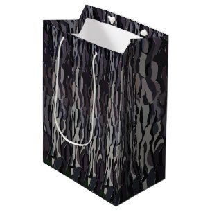 Tree Trunk Background Pattern Medium Gift Bag