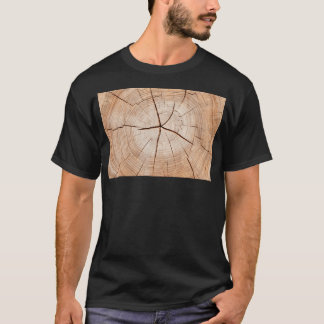 Tree Trunk Cut In Half T-Shirt