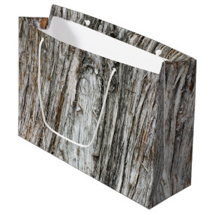 Tree trunk large gift bag