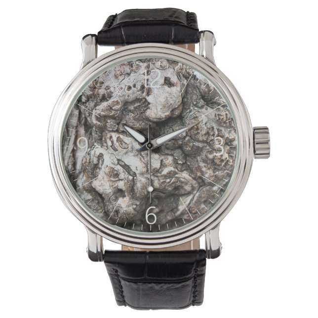 Tree trunk’s knot watch (Front)