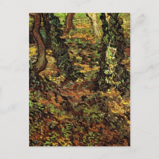 Tree Trunks with Ivy by Vincent van Gogh Postcard (Front)