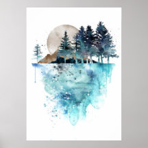 Tree Watercolor Art