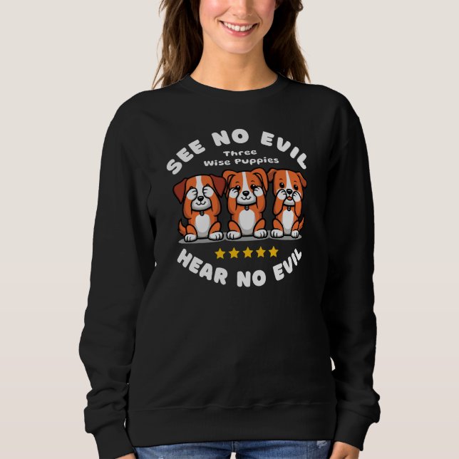 Tree Wise Puppies Sweatshirt (Front)