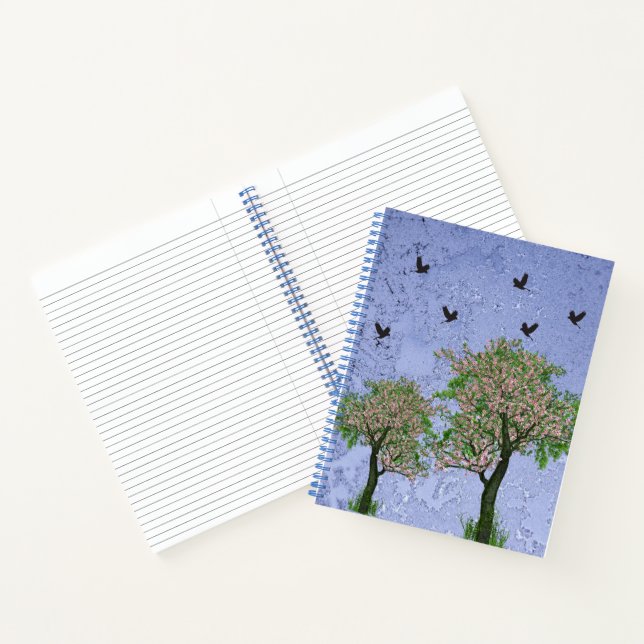 Tree with Birds  Notebook (Inside)