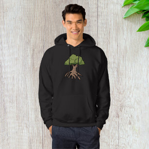 Tree With Long Roots Mens Hoodie