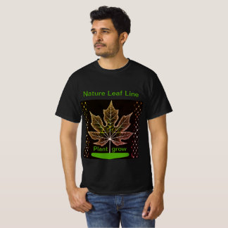 Tree With Netting Leaf Design - Nature Inspired-  T-Shirt