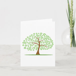tree with recycle for leaves eco design.png card