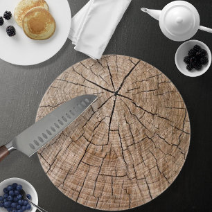 Tree Wood Texture Cutting Board