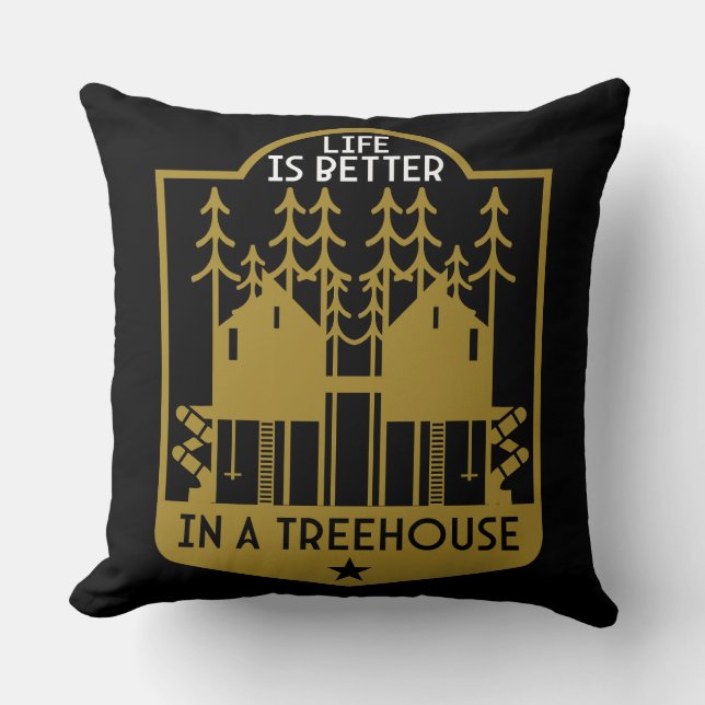 Treehouse Apparel And Decor Cushion (Front)