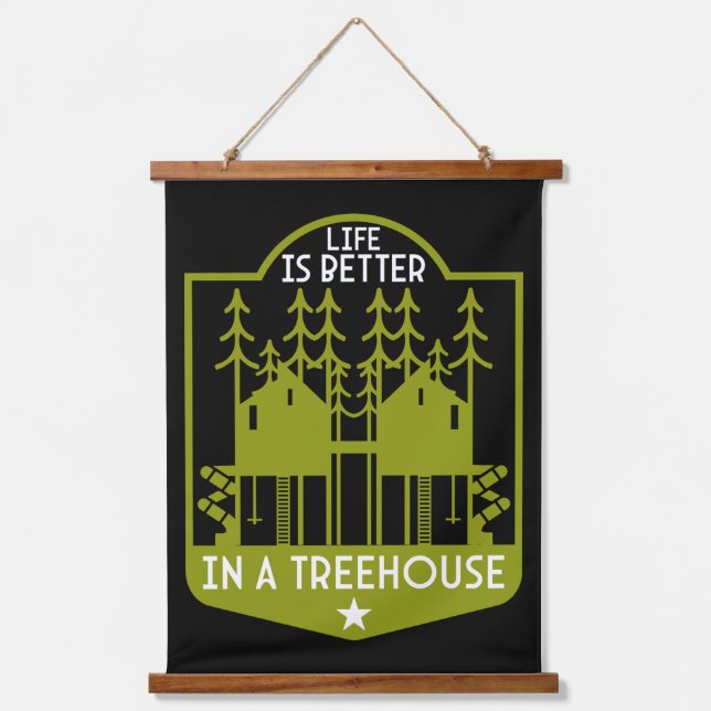 Treehouse Apparel And Decor Hanging Tapestry (Front)