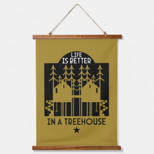 Treehouse Apparel And Decor Hanging Tapestry
