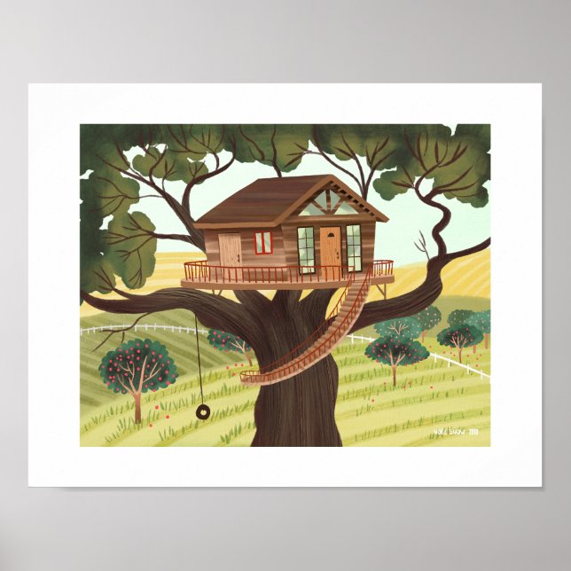 Treehouse Art Print (Front)