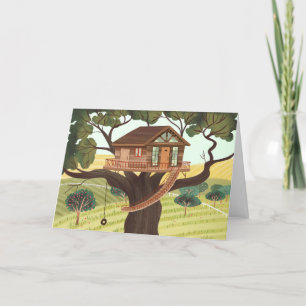 Treehouse Blank Card