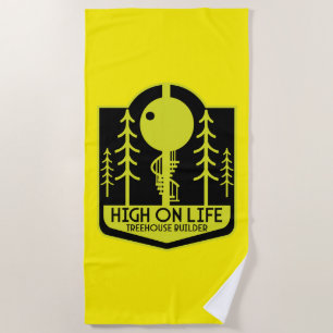 Treehouse Boy Back To School Beach Towel