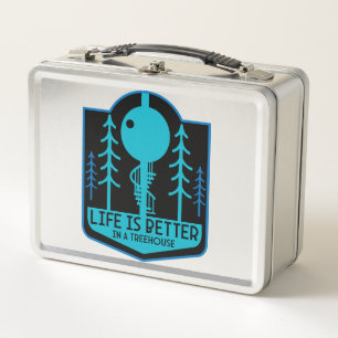 Treehouse Homes Metal Lunch Box