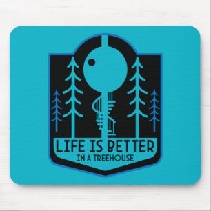 Treehouse Homes Mouse Pad