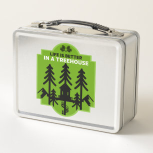 Treehouse Living Metal Lunch Box