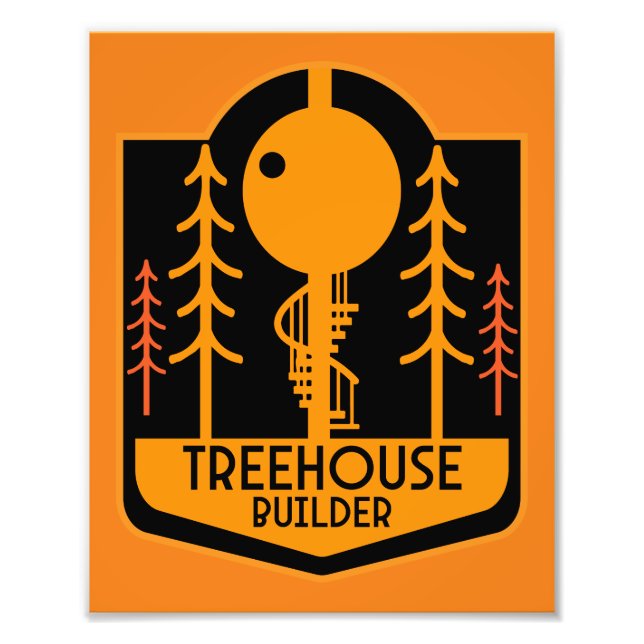 Treehouse Master Builder Photo Print (Front)