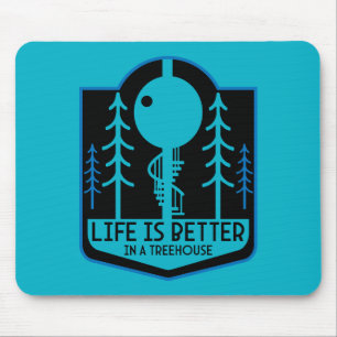 Treehouse Owners Mouse Pad