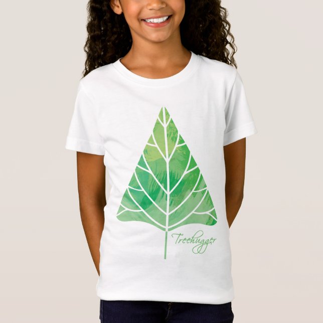 Treehugger  Girls Baby Doll (Fitted) T-Shirt (Front)
