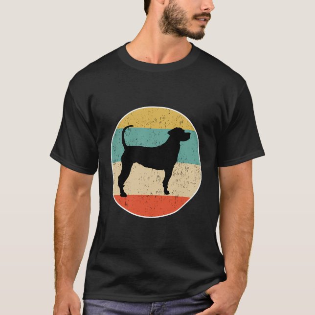 Treeing Tennessee Brindle Dog Gift T-Shirt (Front)