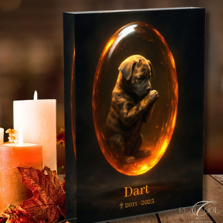 Treeing Tennessee Brindle Memorial  Photo Block