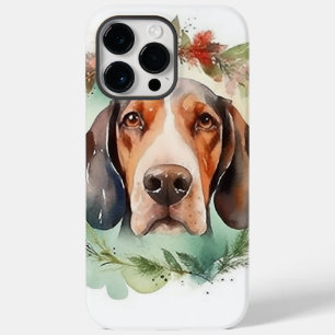 Treeing Walker Christmas Wreath Festive Pup  Case-Mate iPhone 14 Pro Max Case
