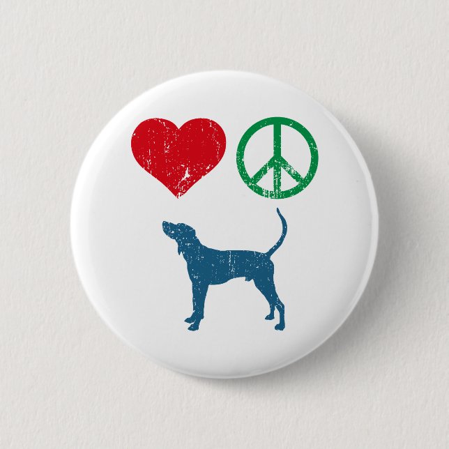 Treeing Walker Coonhound 6 Cm Round Badge (Front)
