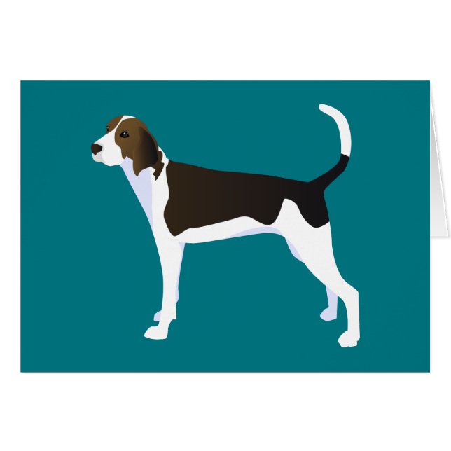 Treeing Walker Coonhound Basic Breed Customisable (Front Horizontal)