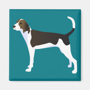 Treeing Walker Coonhound Basic Breed Customisable Magnet