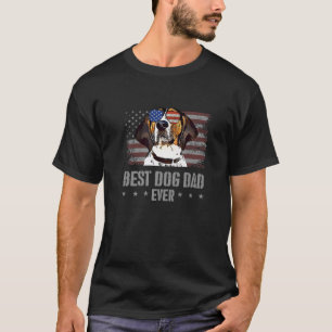 Treeing Walker Coonhound Best Dog Dad Ever Retro U T-Shirt