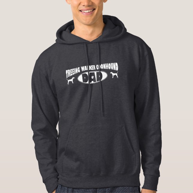 Treeing Walker Coonhound Dad Hoodie (Front)