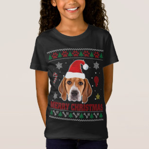 Treeing Walker Coonhound Dog Santa Ugly Costume Xm T-Shirt