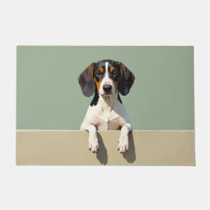 Treeing Walker Coonhound Doormat Art
