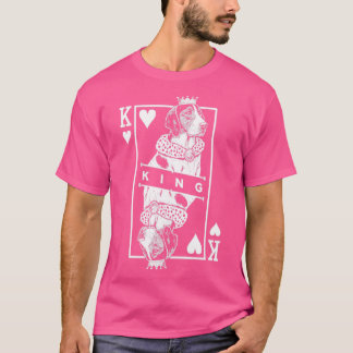 Treeing Walker Coonhound King Of Hearts Funny TWC T-Shirt