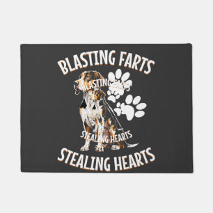 Treeing Walker Coonhound Lover Dog Owner Blasting Doormat