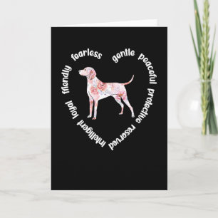 Treeing Walker Coonhound Lover Dog Owner Mum Dad Card
