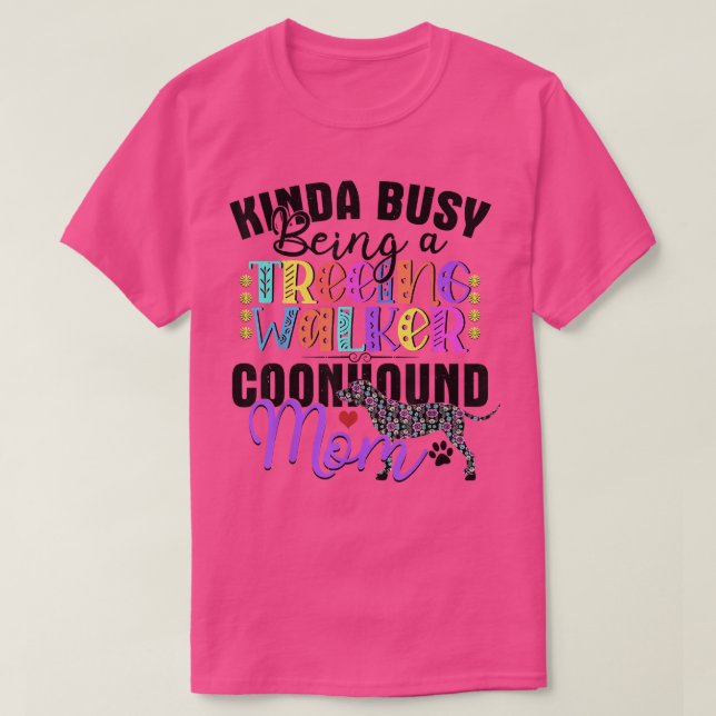 Treeing Walker Coonhound Mum  Walker Coonhound Lov T-Shirt (Design Front)