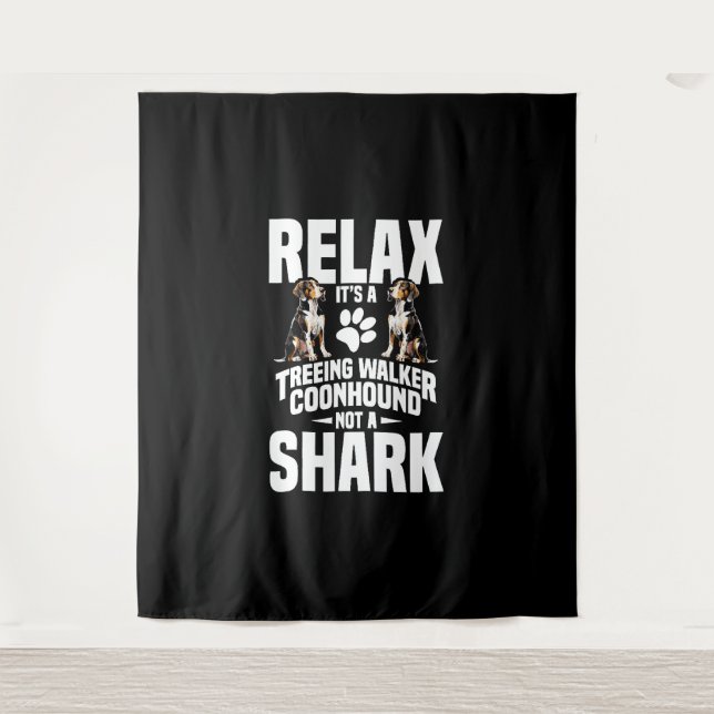 Treeing Walker Coonhound Owner Puppy Relax It´s Tapestry (Front)